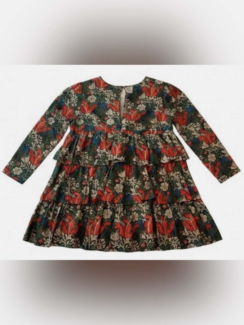 stunning XL hope for flowers by Tracy Reese printed tiered ruffle mini dress